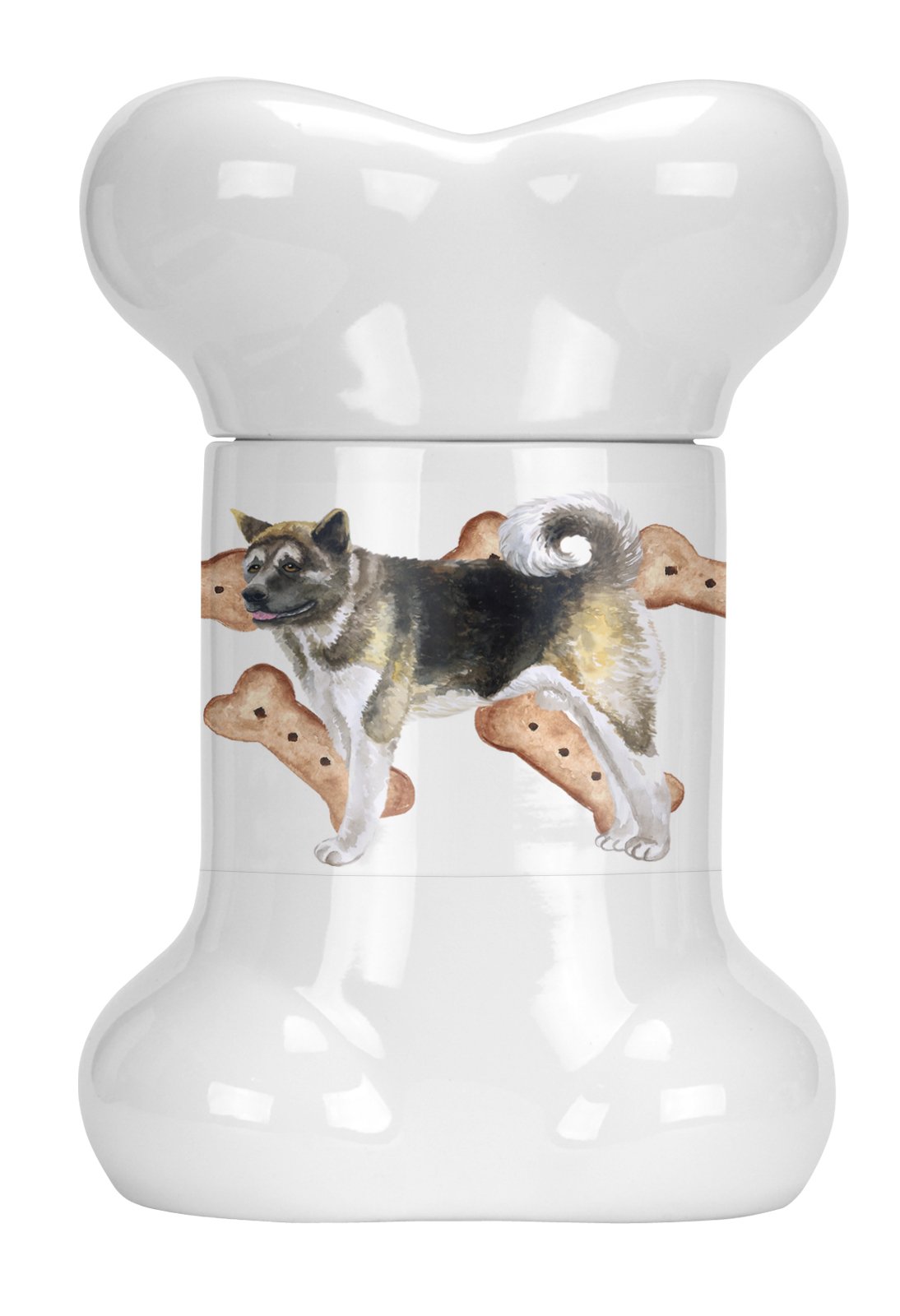 American Akita Bone Shaped Treat Jar CK2249BSTJ by Caroline's Treasures