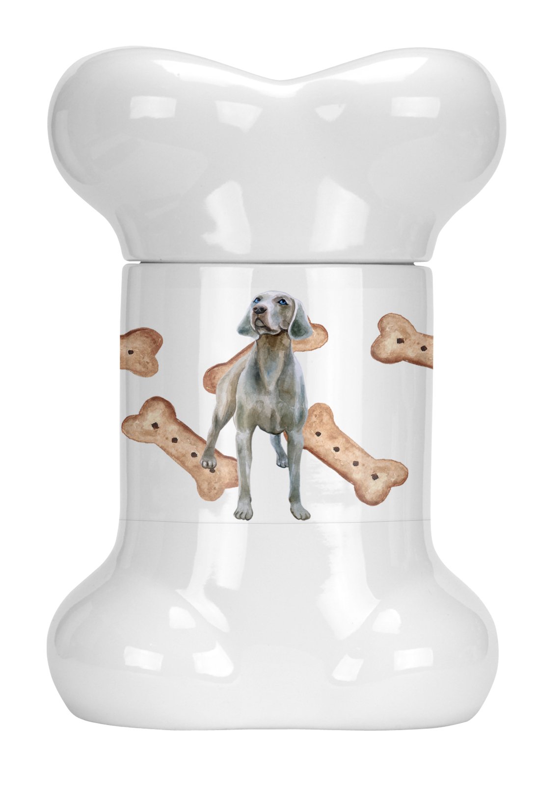 Weimaraner Bone Shaped Treat Jar CK2254BSTJ by Caroline&#39;s Treasures