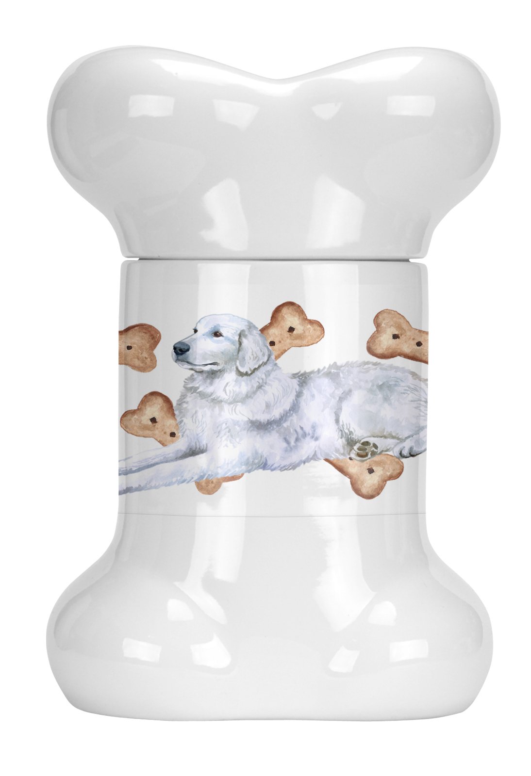 Maremma Sheepdog Bone Shaped Treat Jar CK2255BSTJ by Caroline's Treasures