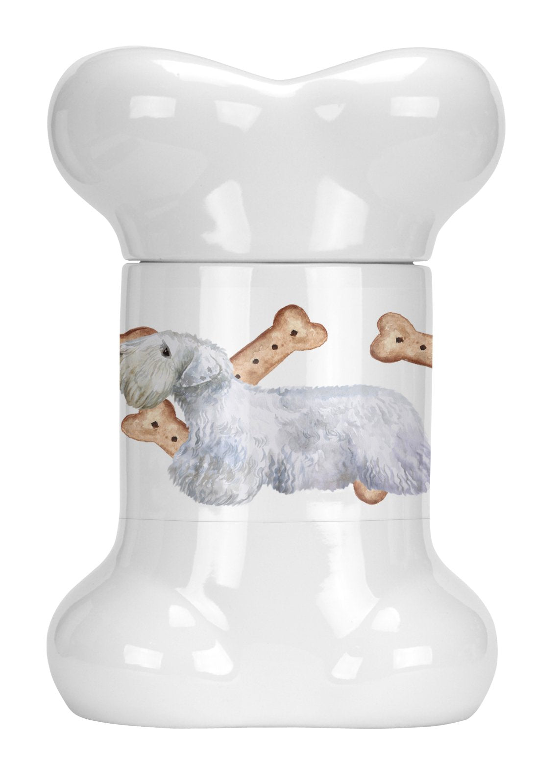 Sealyham Terrier Bone Shaped Treat Jar CK2264BSTJ by Caroline's Treasures