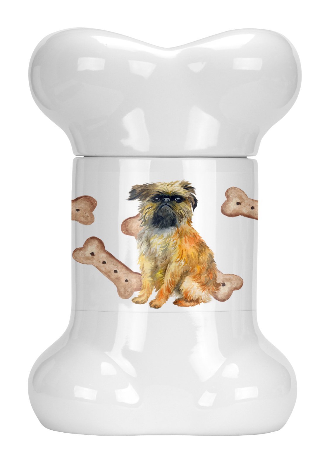 Brussels Griffon Bone Shaped Treat Jar CK2267BSTJ by Caroline's Treasures