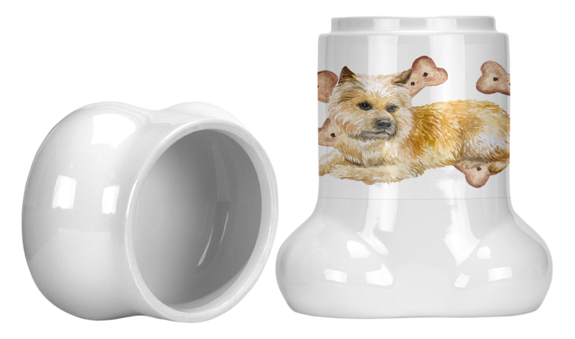 Cairn Terrier Bone Shaped Treat Jar CK2270BSTJ by Caroline's Treasures