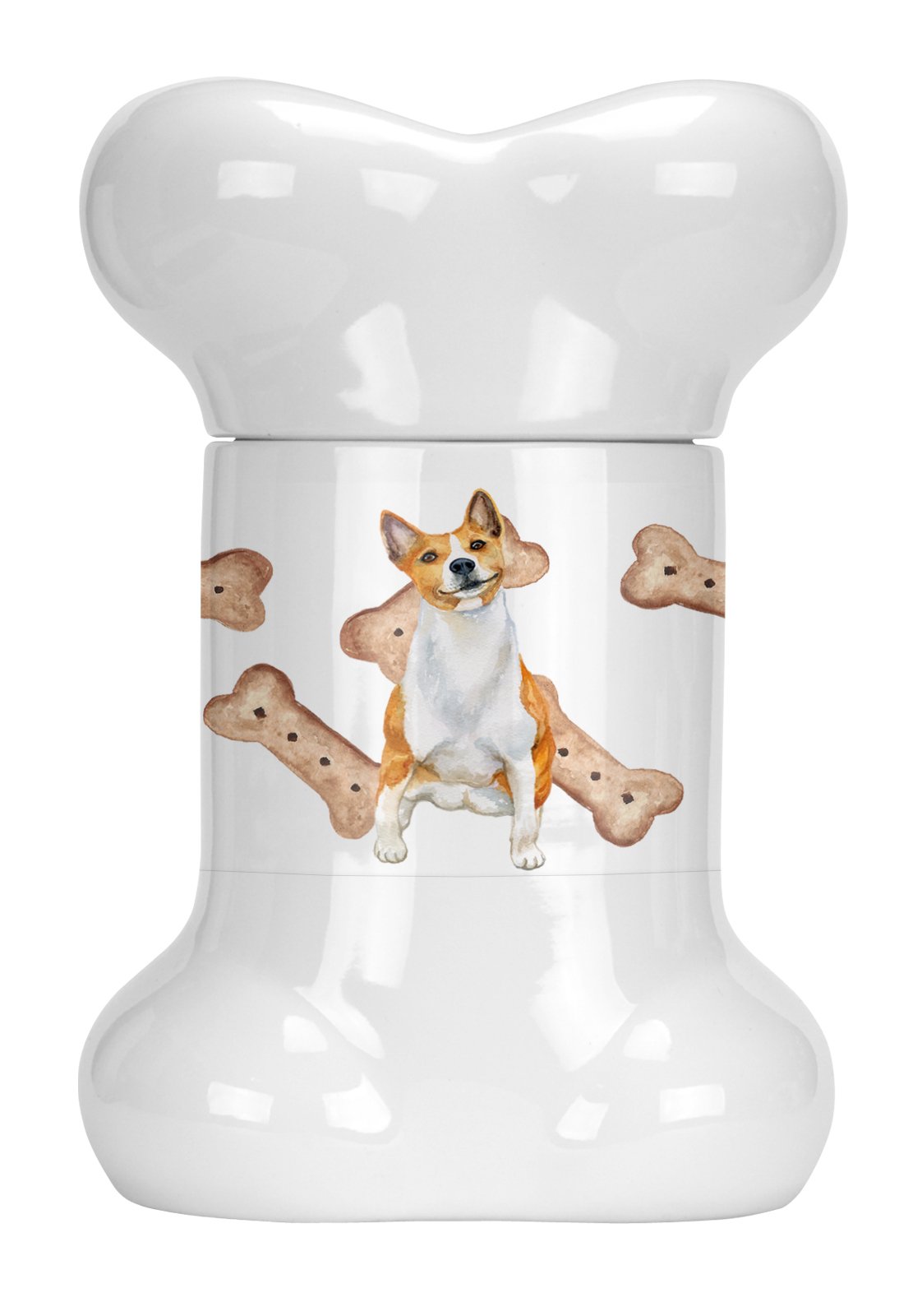 Basenji Bone Shaped Treat Jar CK2272BSTJ by Caroline's Treasures