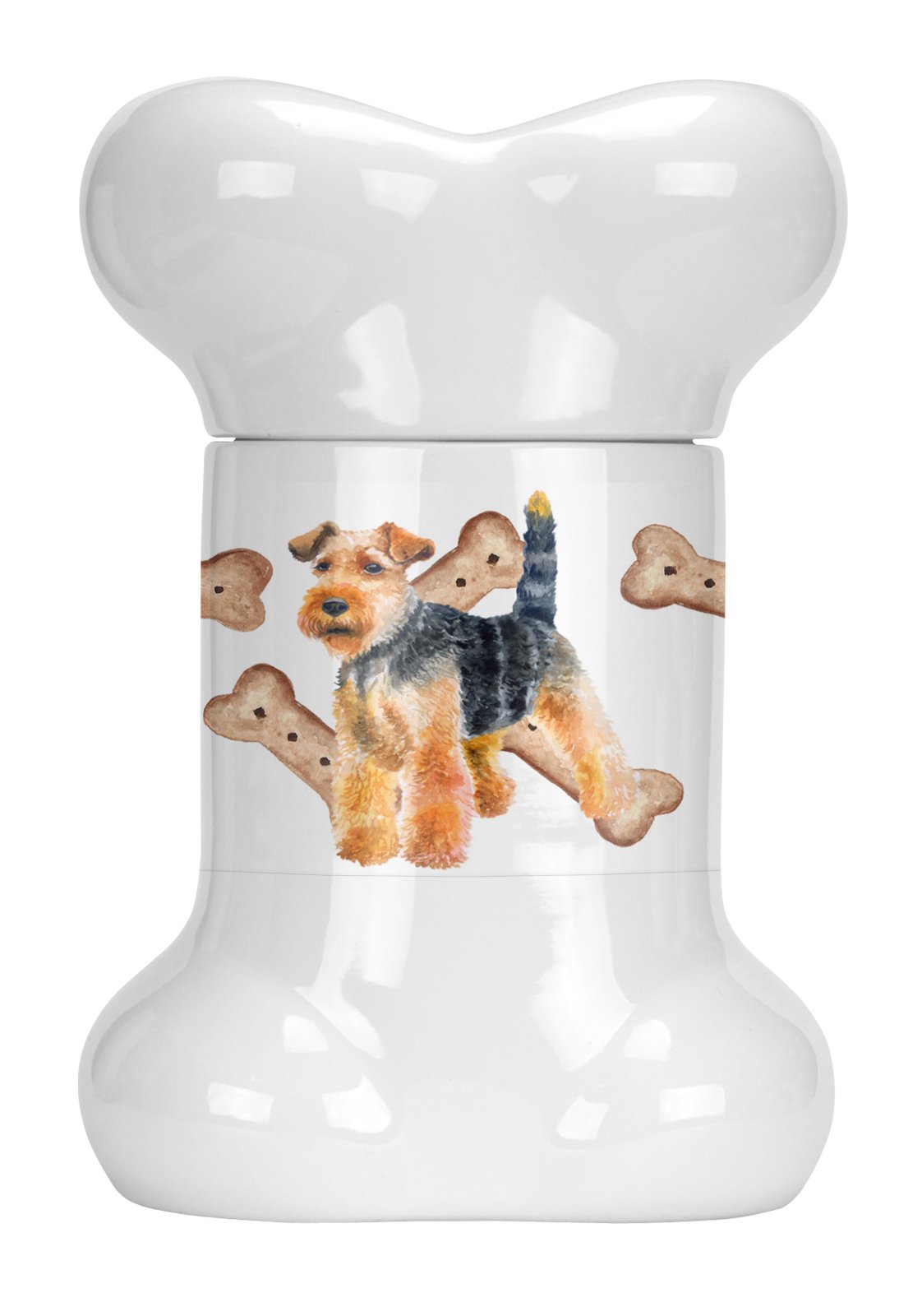 Welsh Terrier Bone Shaped Treat Jar CK2280BSTJ by Caroline's Treasures