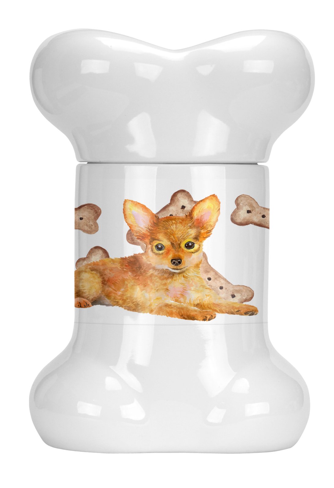 Toy Terrier Bone Shaped Treat Jar CK2301BSTJ by Caroline's Treasures