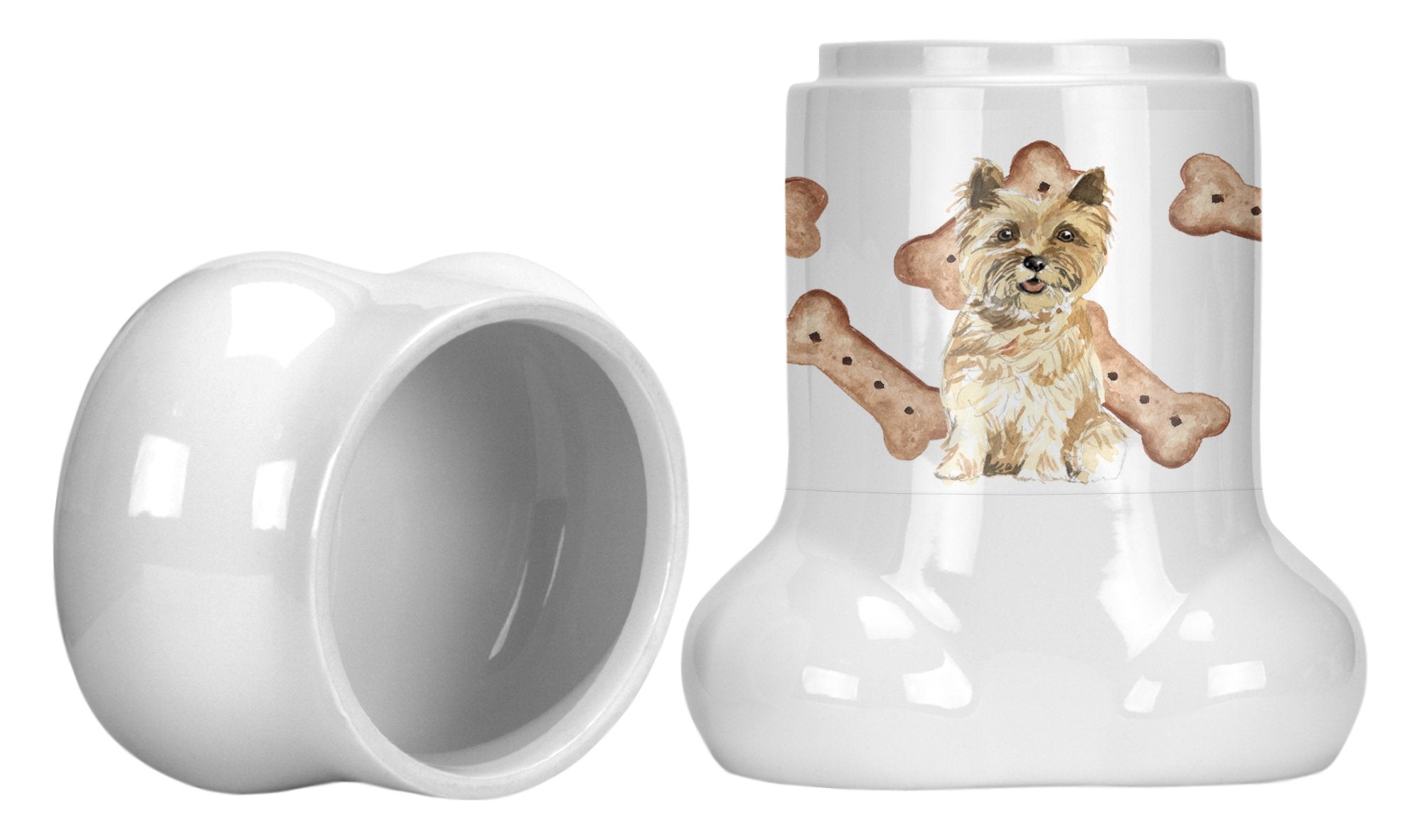 Cairn Terrier Bone Shaped Treat Jar CK2311BSTJ by Caroline's Treasures