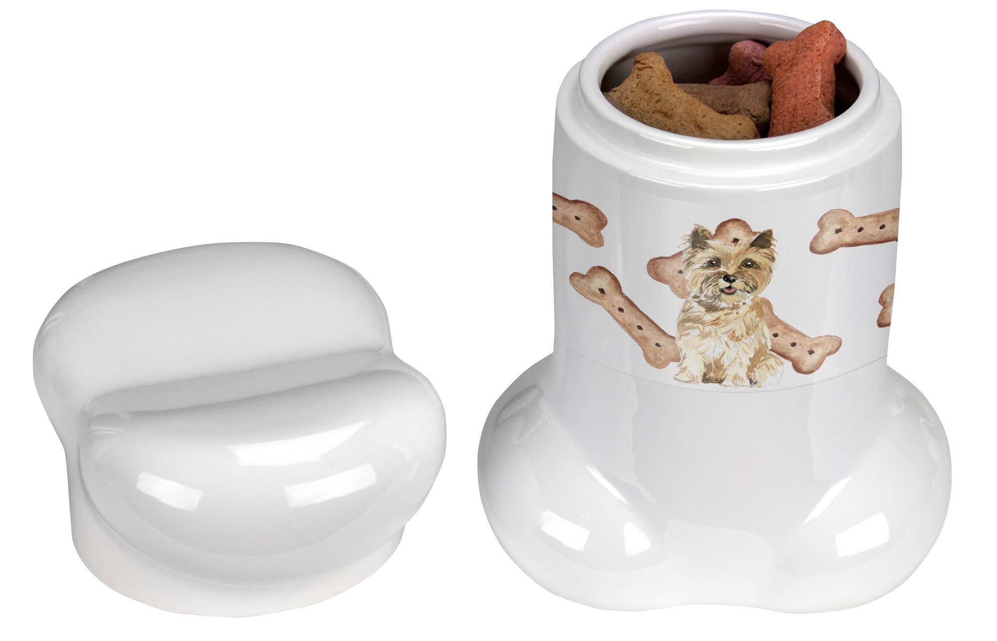 Cairn Terrier Bone Shaped Treat Jar CK2311BSTJ by Caroline's Treasures