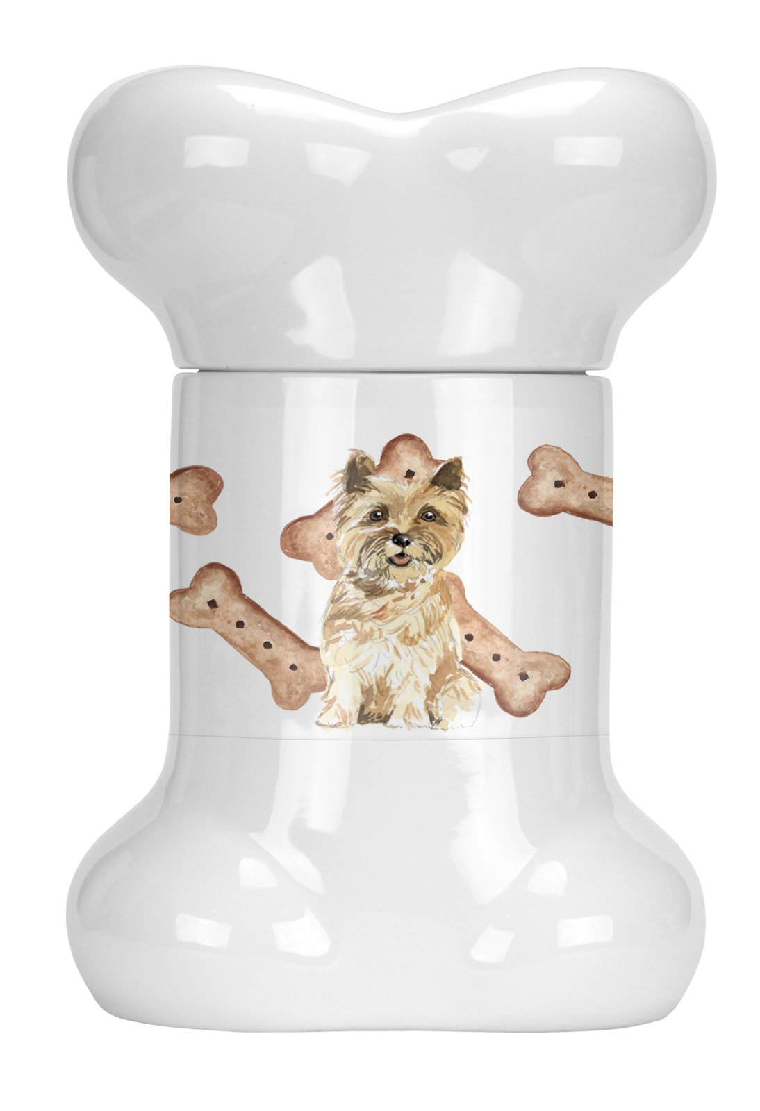 Cairn Terrier Bone Shaped Treat Jar CK2311BSTJ by Caroline's Treasures