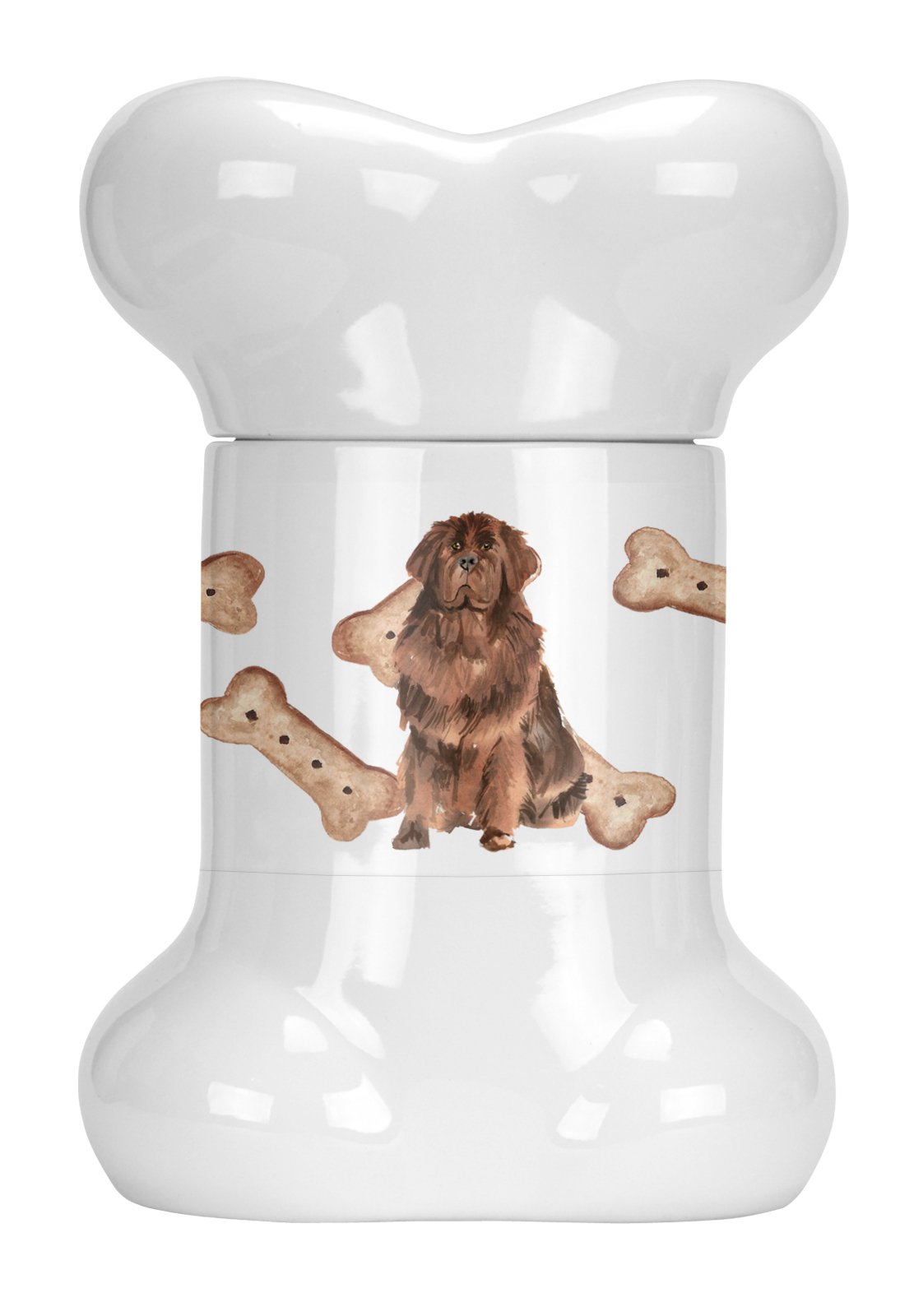 Newfoundland Bone Shaped Treat Jar CK2325BSTJ by Caroline's Treasures