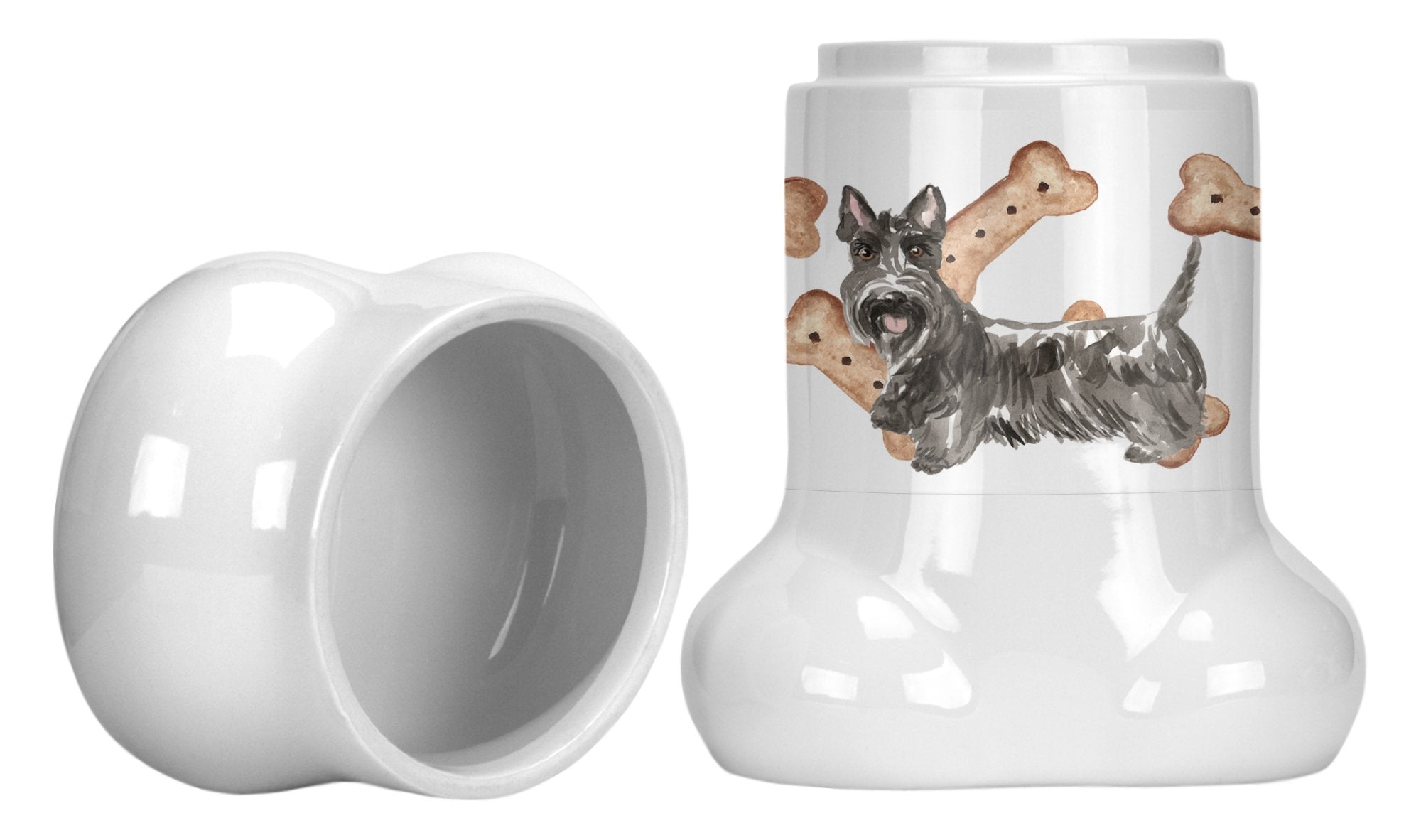 Scottish Terrier Bone Shaped Treat Jar CK2329BSTJ by Caroline's Treasures