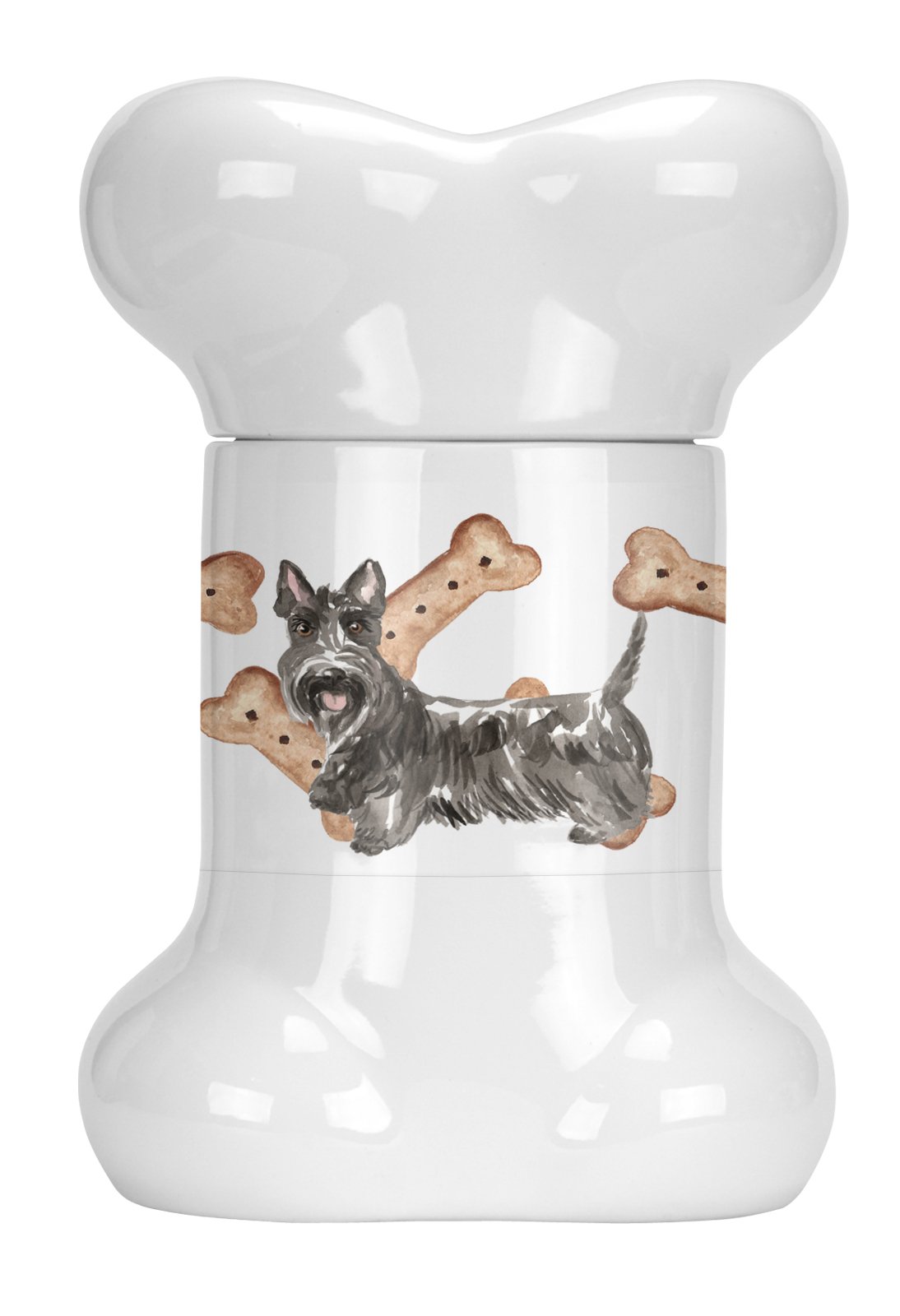 Scottish Terrier Bone Shaped Treat Jar CK2329BSTJ by Caroline's Treasures