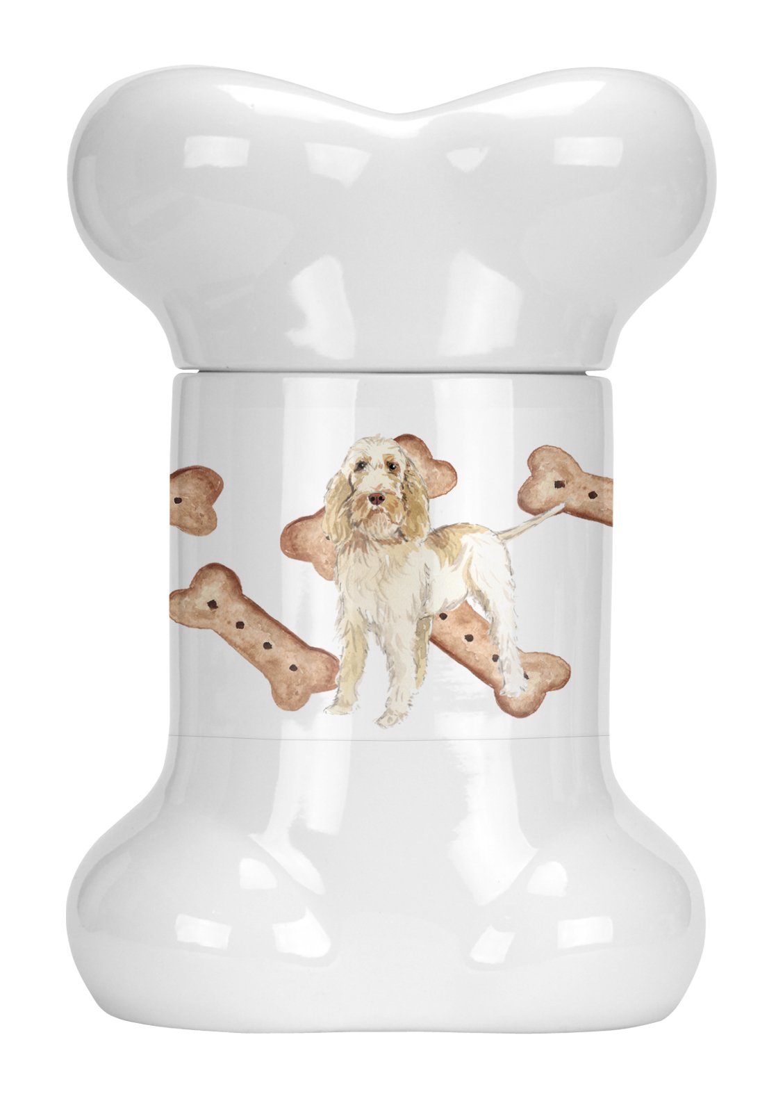 Spinone Italiano Bone Shaped Treat Jar CK2334BSTJ by Caroline&#39;s Treasures