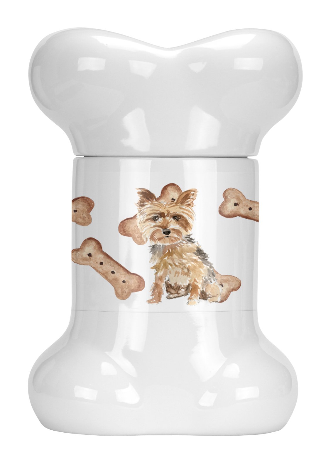 Yorkie or Yorkshire Terrier Bone Shaped Treat Jar CK2340BSTJ by Caroline's Treasures