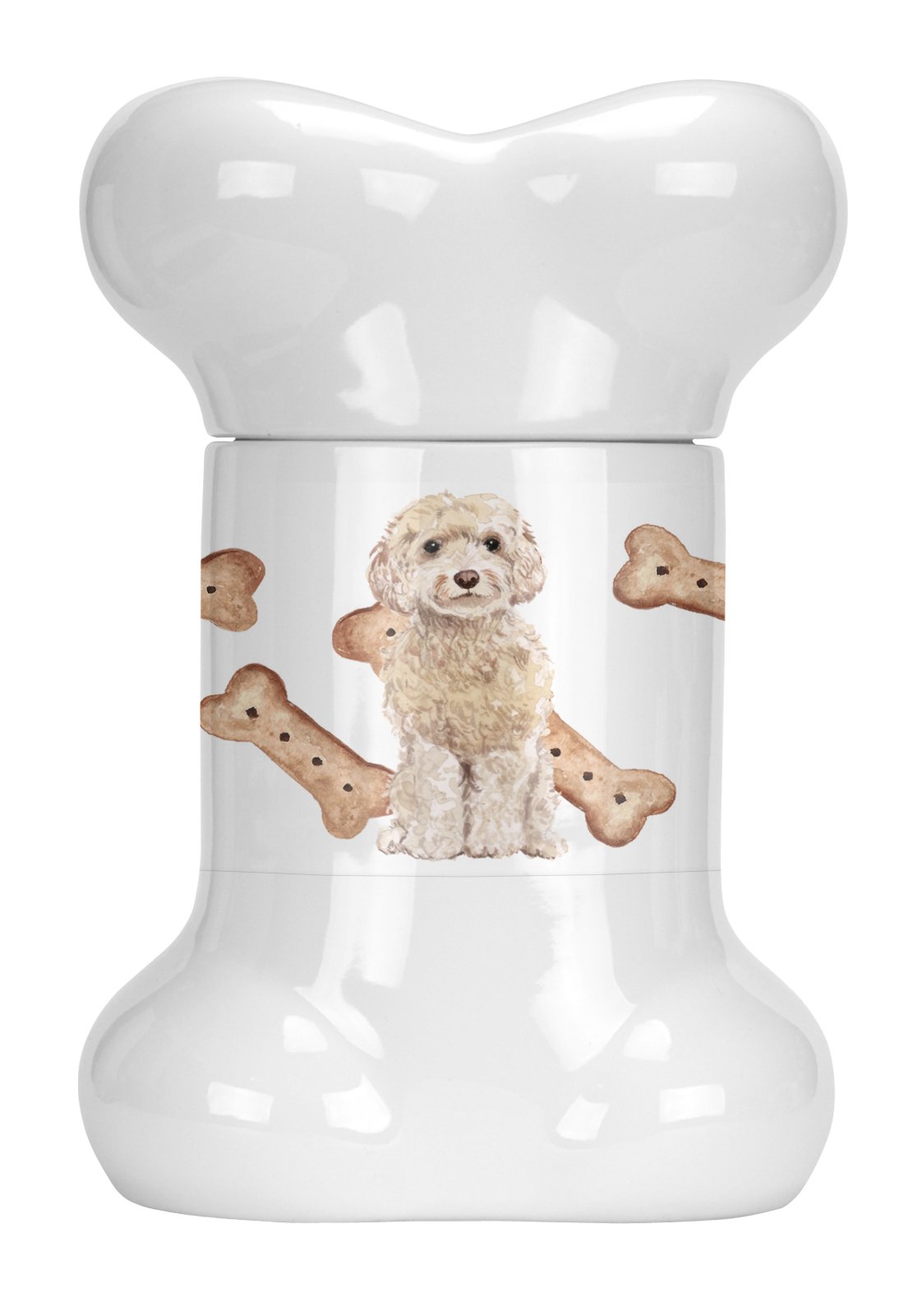 Cockapoo Bone Shaped Treat Jar CK2347BSTJ by Caroline's Treasures