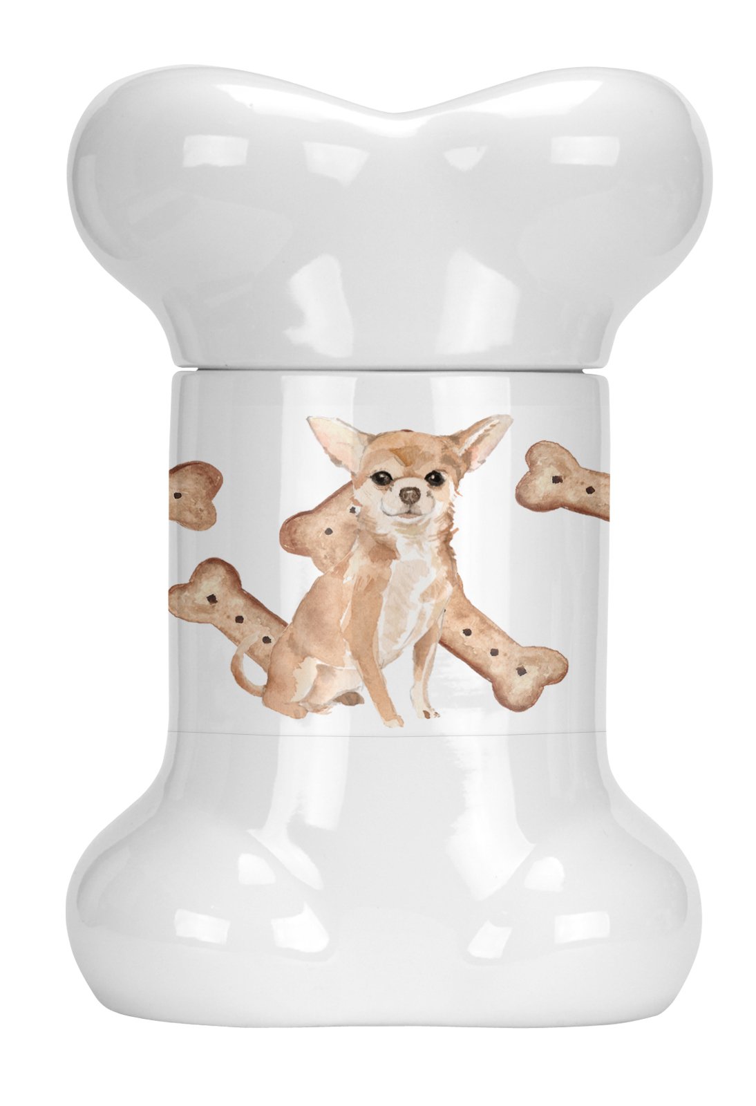 Chihuahua Bone Shaped Treat Jar CK2348BSTJ by Caroline's Treasures