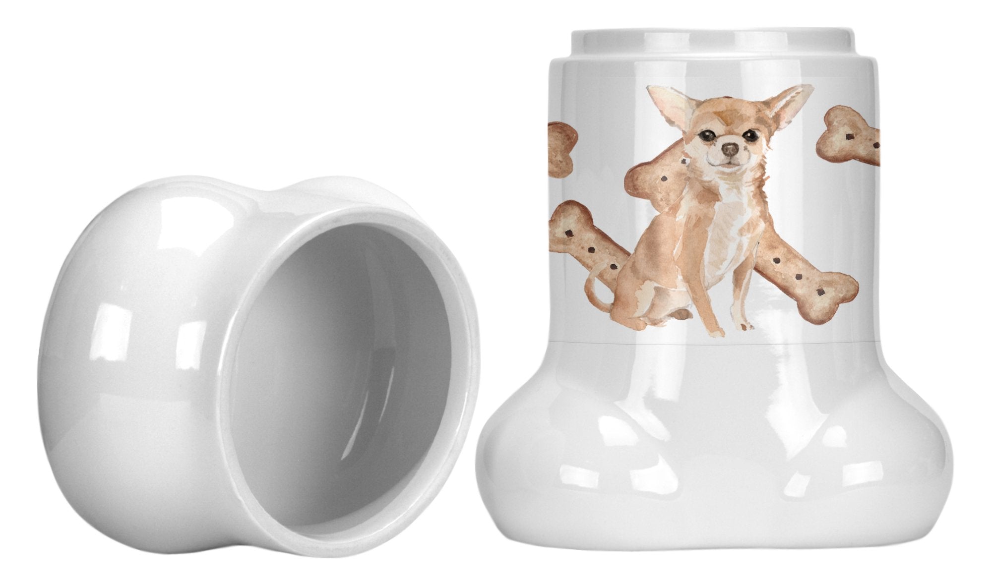 Chihuahua Bone Shaped Treat Jar CK2348BSTJ by Caroline's Treasures