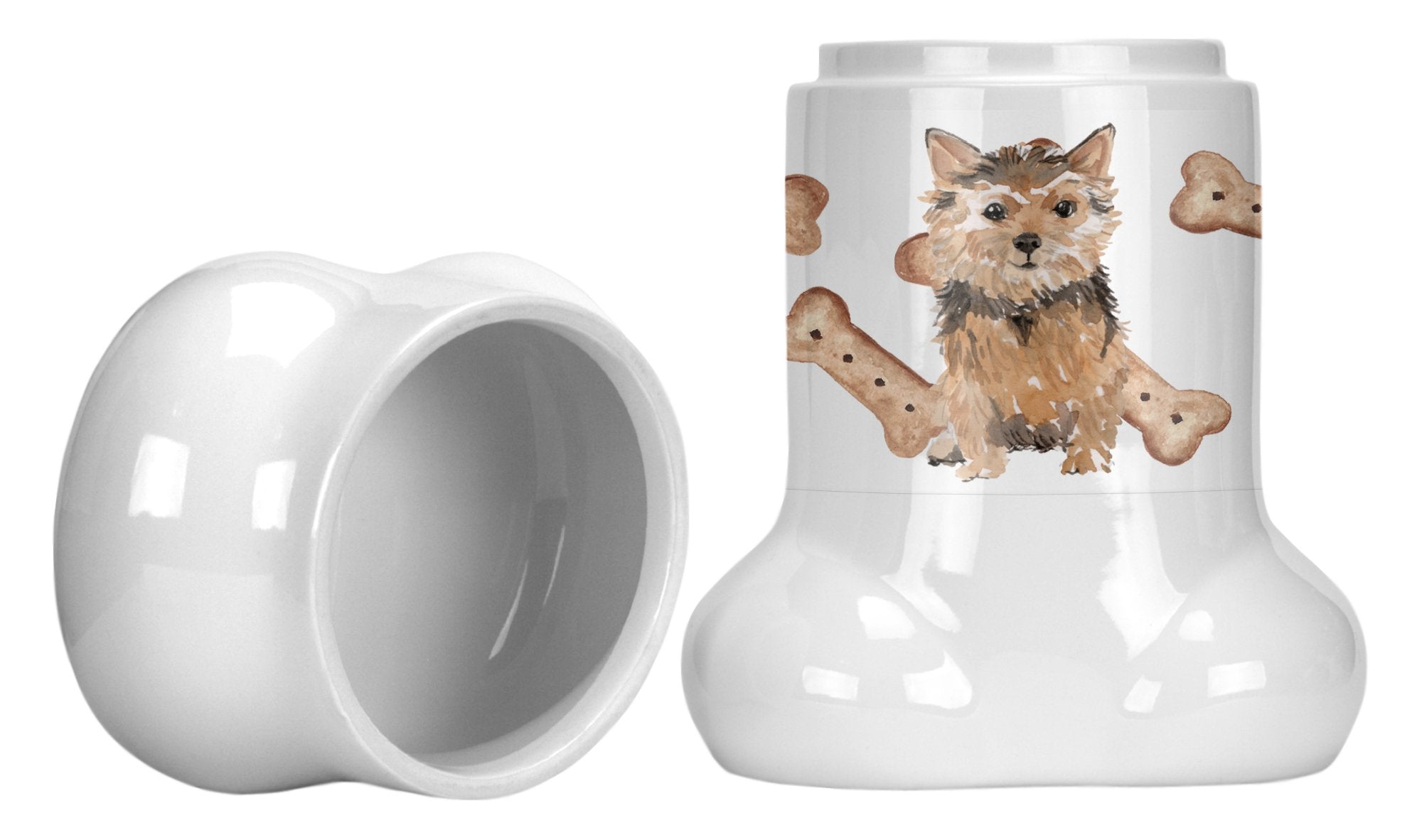 Norfolk Terrier Bone Shaped Treat Jar CK2360BSTJ by Caroline's Treasures