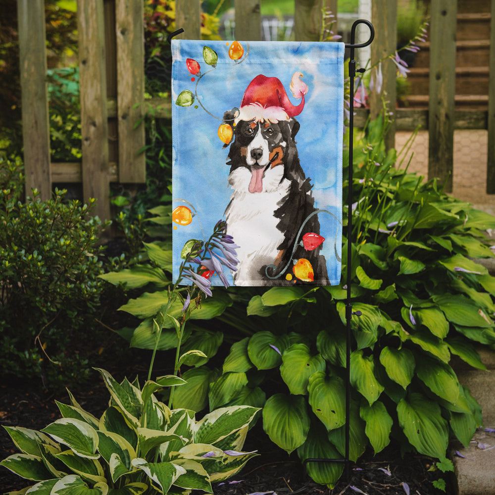 Christmas Lights Bernese Mountain Dog Flag Garden Size CK2469GF  the-store.com.