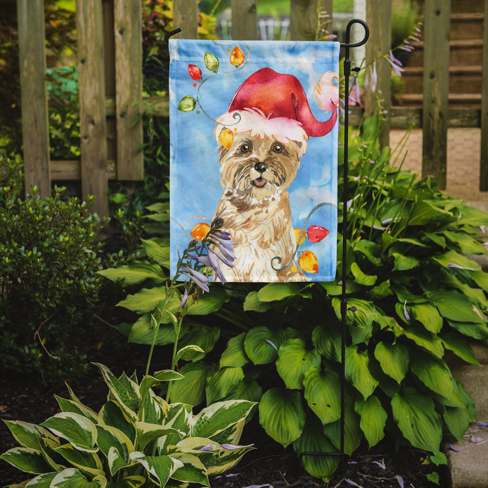 Christmas Lights Cairn Terrier Flag Garden Size CK2474GF  the-store.com.