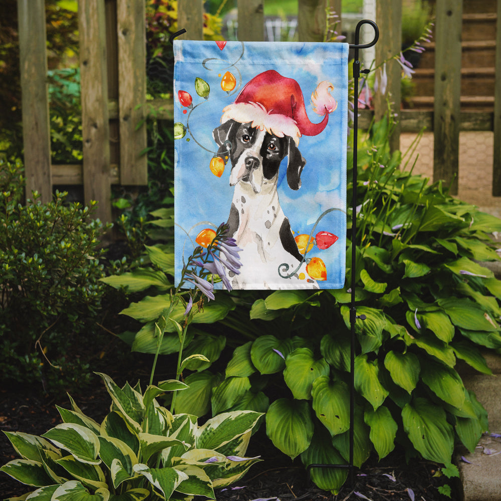 Christmas Lights English Pointer Flag Garden Size CK2477GF  the-store.com.