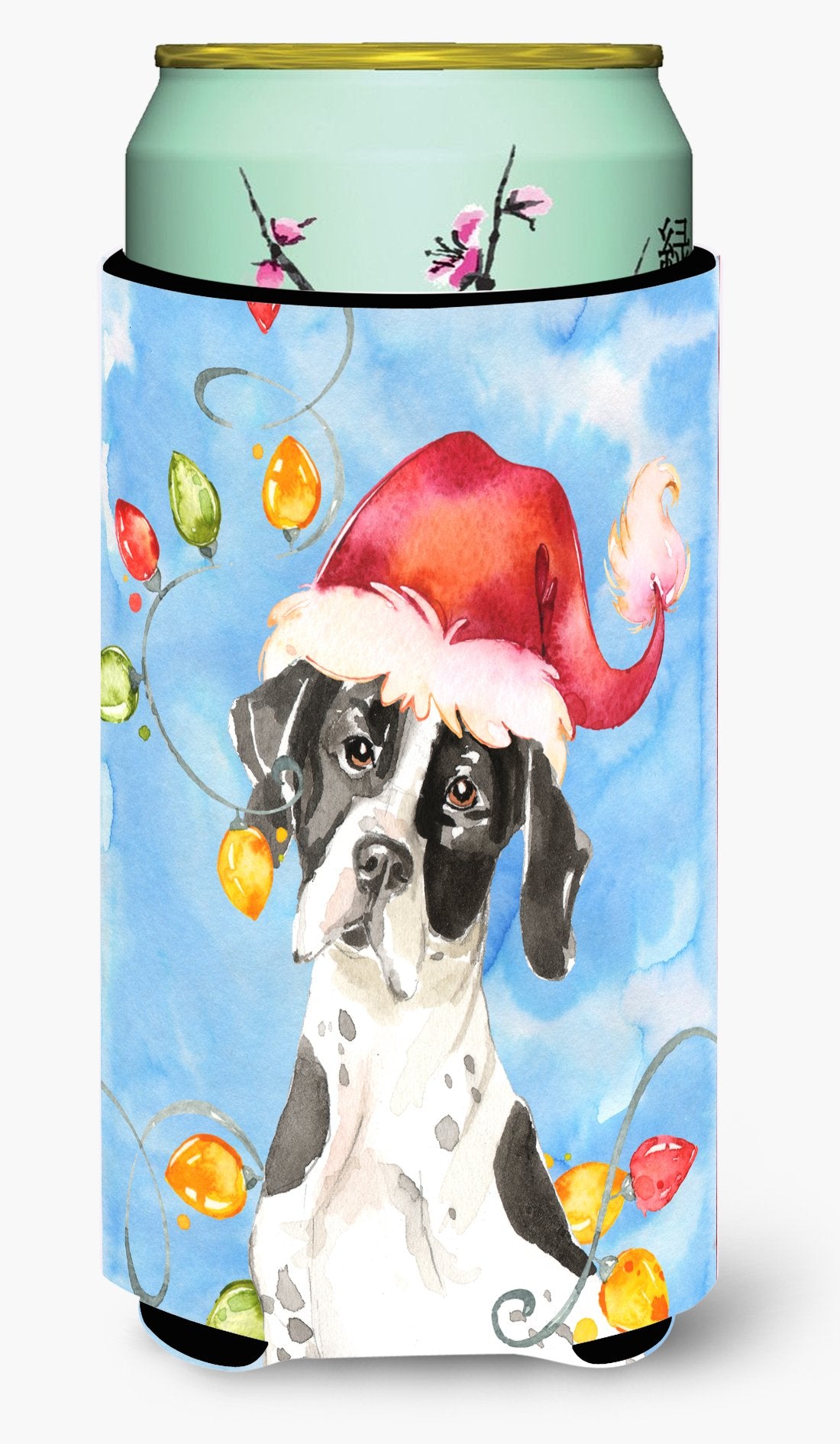 Christmas Lights English Pointer Tall Boy Beverage Insulator Hugger CK2477TBC by Caroline's Treasures