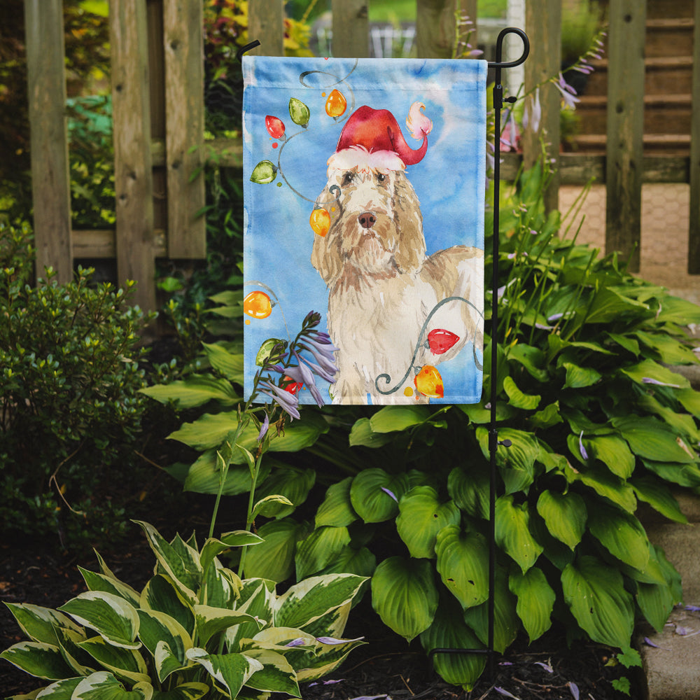 Christmas Lights Spinone Italiano Flag Garden Size CK2496GF  the-store.com.