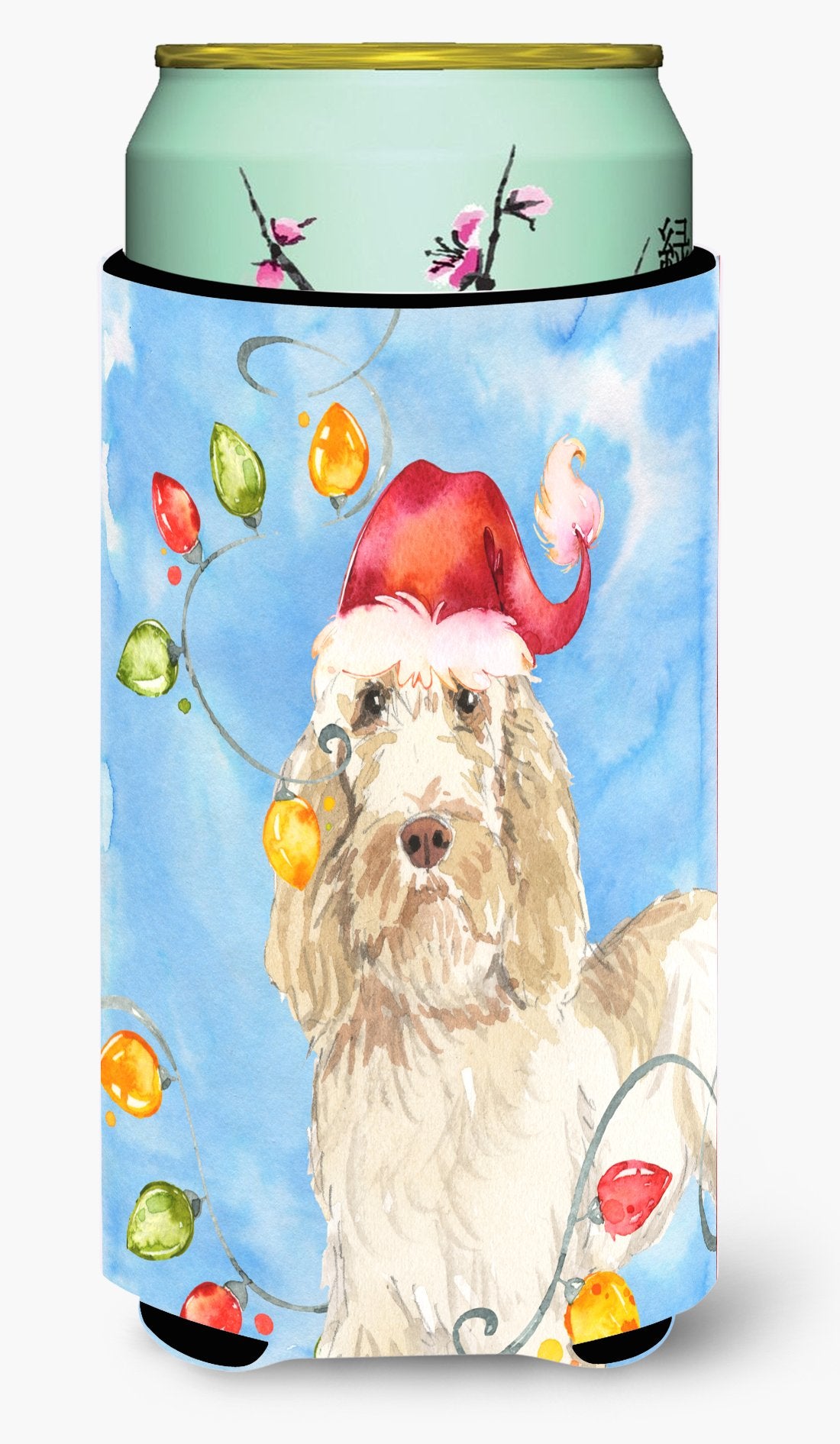 Christmas Lights Spinone Italiano Tall Boy Beverage Insulator Hugger CK2496TBC by Caroline&#39;s Treasures