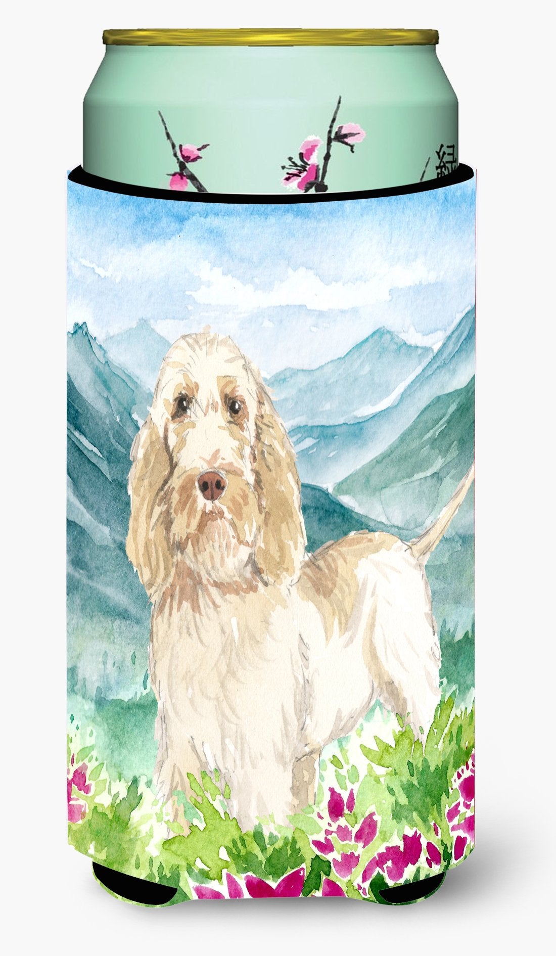 Mountian Flowers Spinone Italiano Tall Boy Beverage Insulator Hugger CK2518TBC by Caroline's Treasures