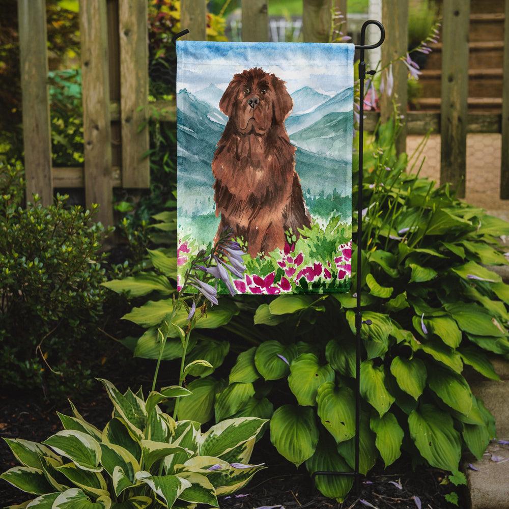 Mountain Flowers Newfoundland Flag Garden Size CK2527GF  the-store.com.