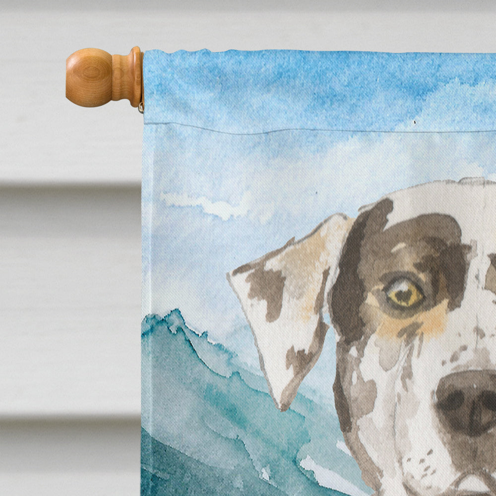 Mountain Flowers Catahoula Leopard Dog Flag Canvas House Size CK2540CHF  the-store.com.