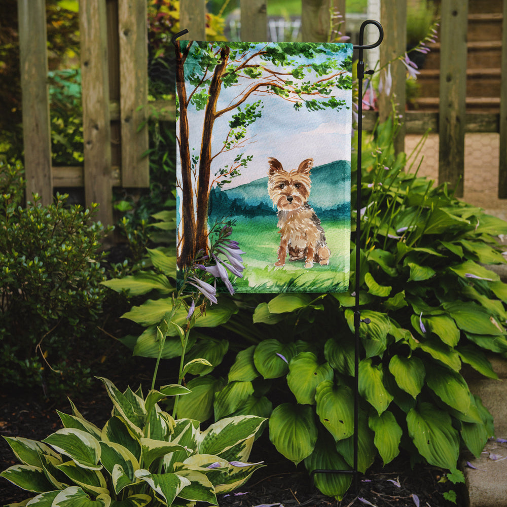 Under the Tree Yorkie Yorkshire Terrier Flag Garden Size CK2549GF  the-store.com.