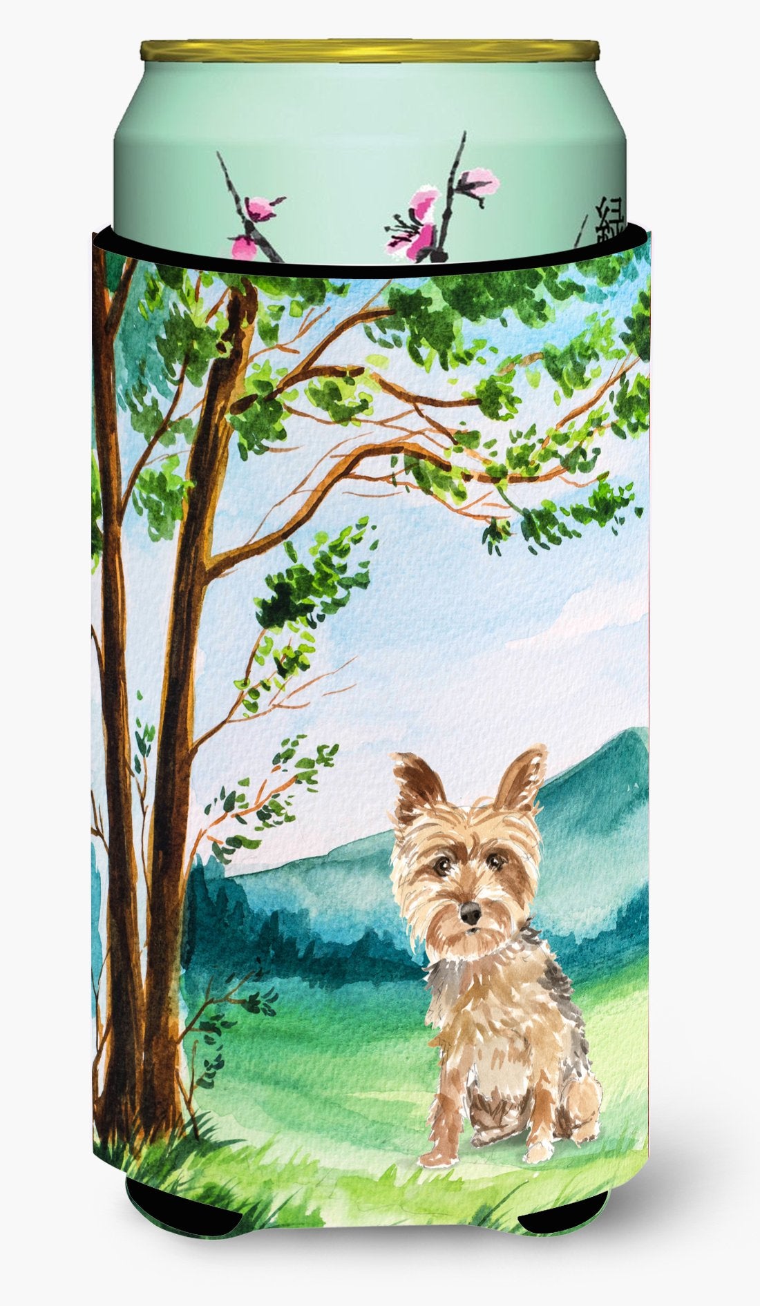 Under the Tree Yorkie Yorkshire Terrier Tall Boy Beverage Insulator Hugger CK2549TBC by Caroline's Treasures