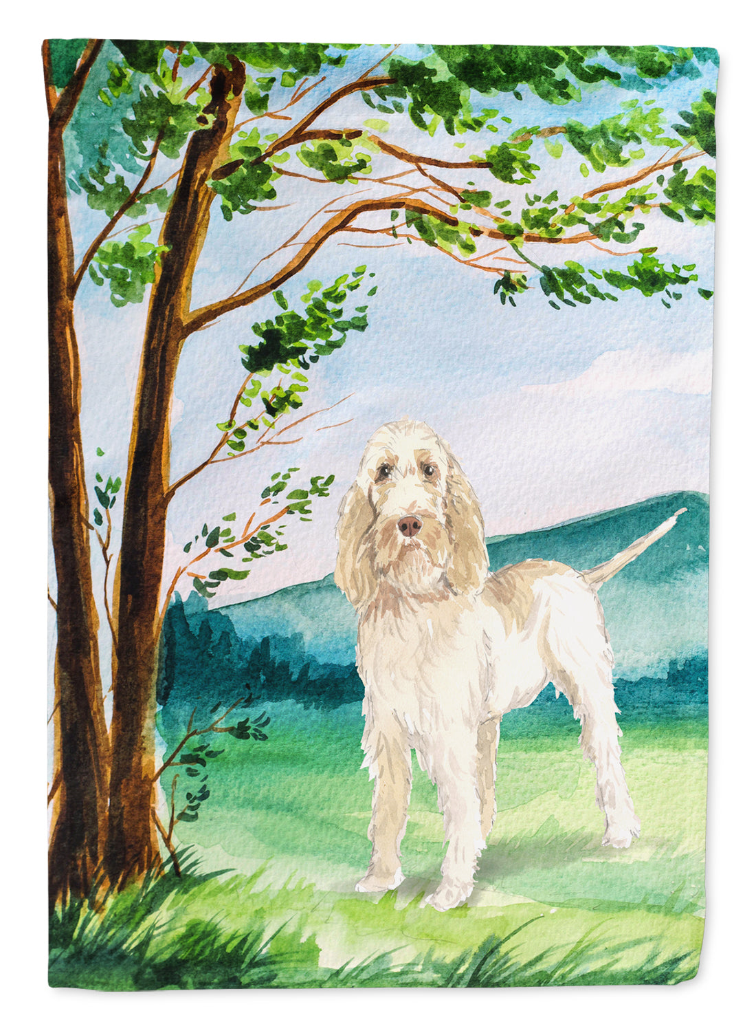 Under the Tree Spinone Italiano Flag Canvas House Size CK2554CHF  the-store.com.