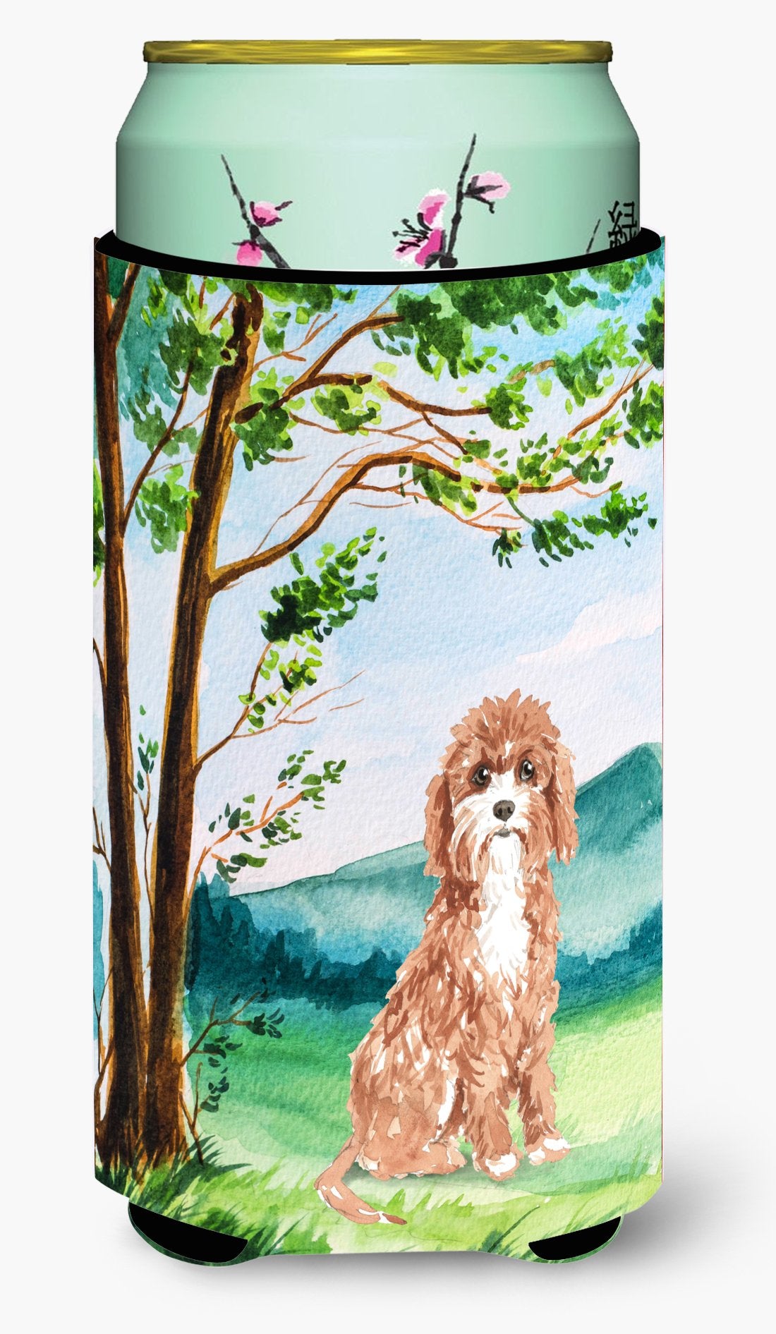 Under the Tree Cavapoo Tall Boy Beverage Insulator Hugger CK2575TBC by Caroline&#39;s Treasures