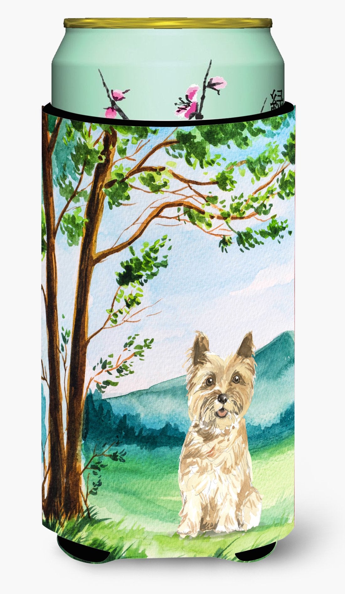 Under the Tree Cairn Terrier Tall Boy Beverage Insulator Hugger CK2577TBC by Caroline&#39;s Treasures