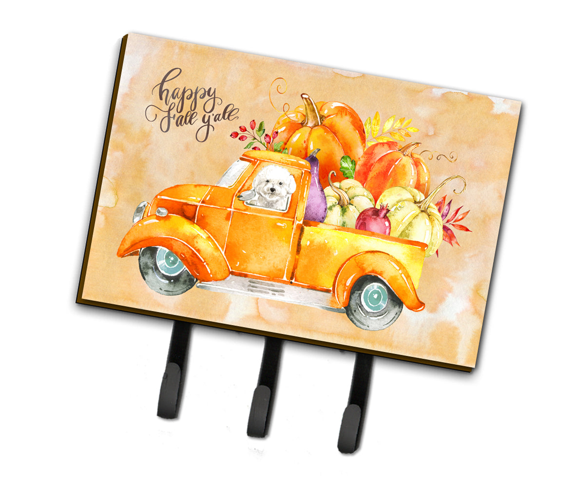 Fall Harvest Bichon Frisé Leash or Key Holder CK2608TH68  the-store.com.