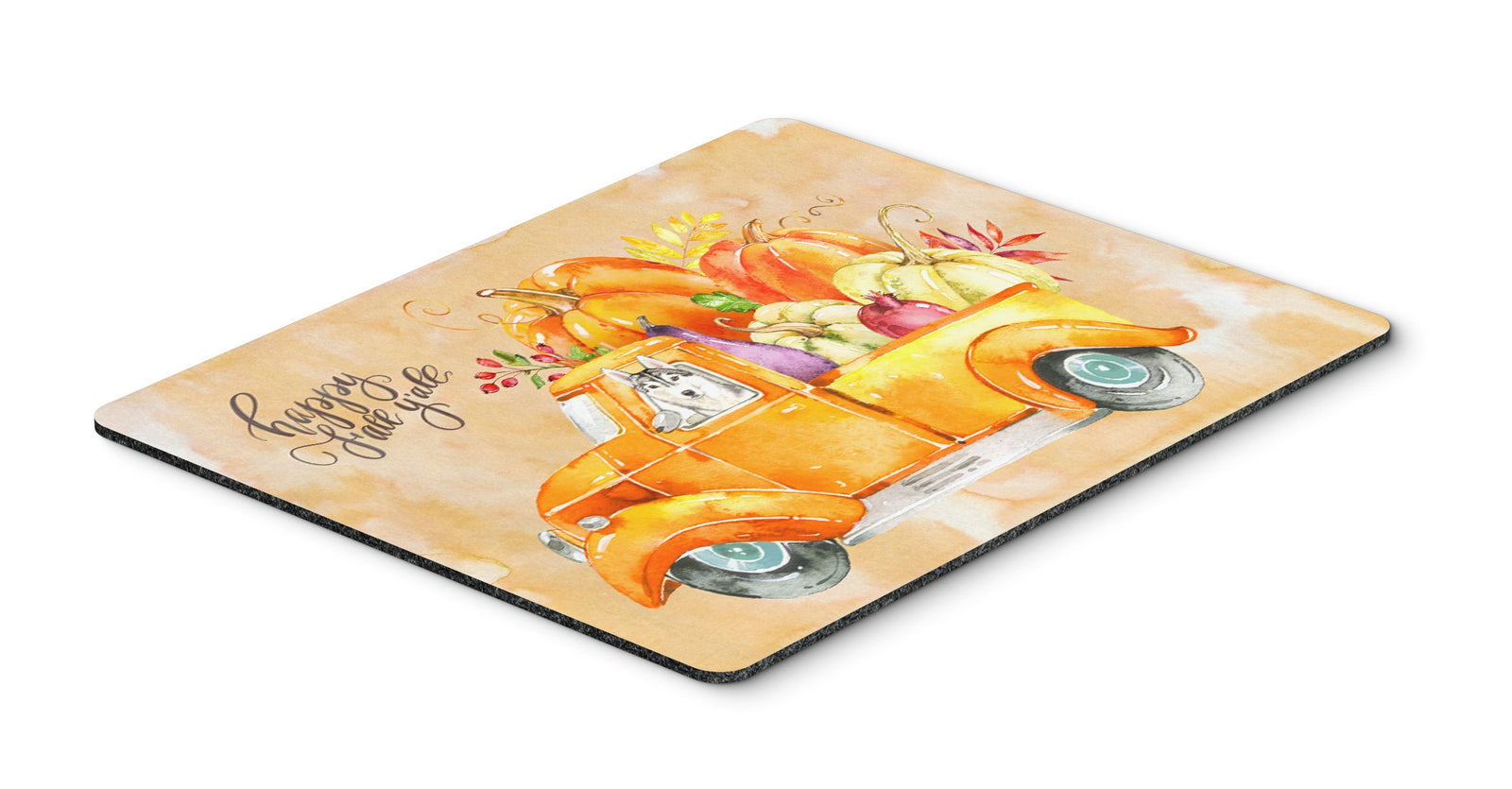 Fall Harvest Siberian Husky Mouse Pad, Hot Pad or Trivet CK2636MP by Caroline's Treasures