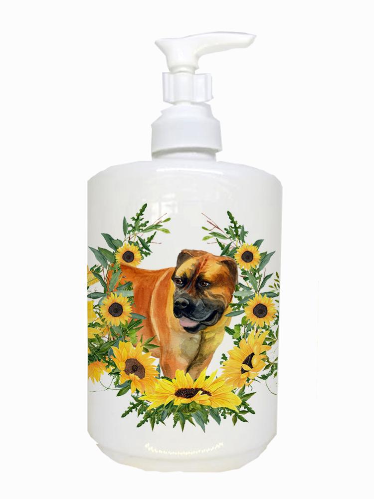 Boerboel Mastiff Ceramic Soap Dispenser CK2838SOAP by Caroline's Treasures