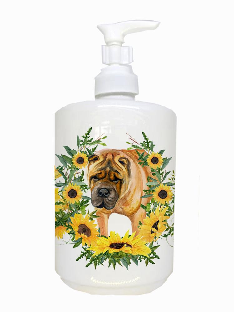 Shar Pei Ceramic Soap Dispenser CK2853SOAP by Caroline's Treasures