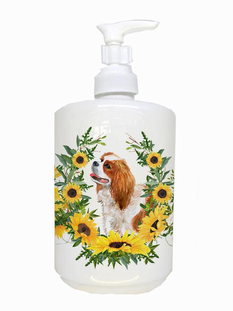 Cavalier Spaniel Ceramic Soap Dispenser CK2855SOAP by Caroline's Treasures