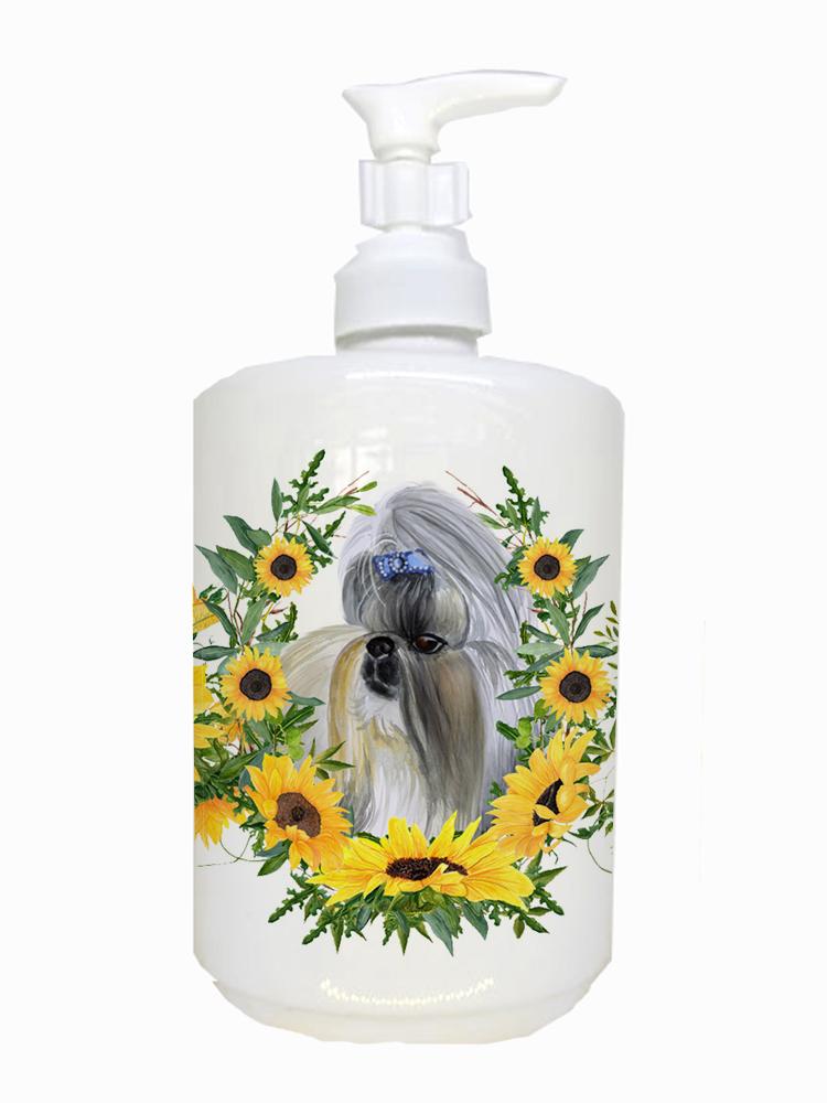 Shih Tzu Ceramic Soap Dispenser CK2858SOAP by Caroline&#39;s Treasures