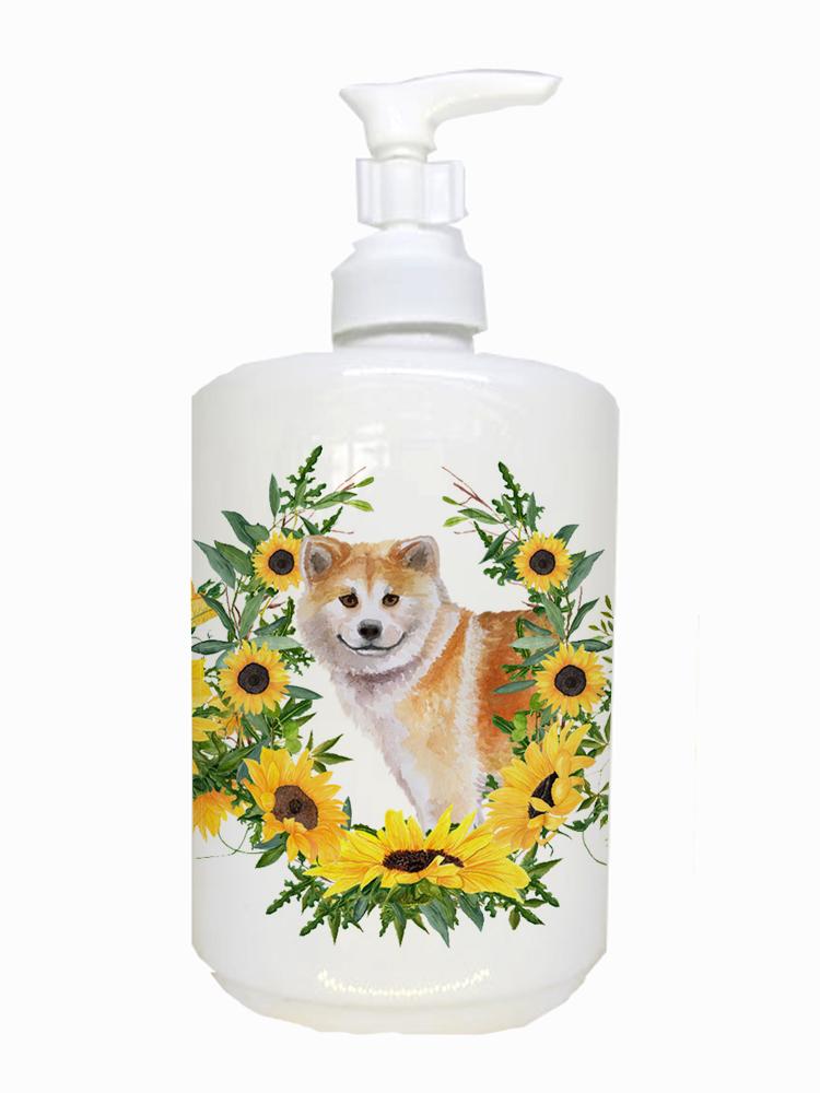 Shiba Inu Ceramic Soap Dispenser CK2870SOAP by Caroline's Treasures