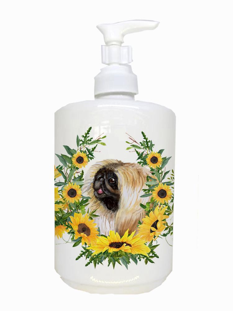 Pekingese Ceramic Soap Dispenser CK2873SOAP by Caroline's Treasures