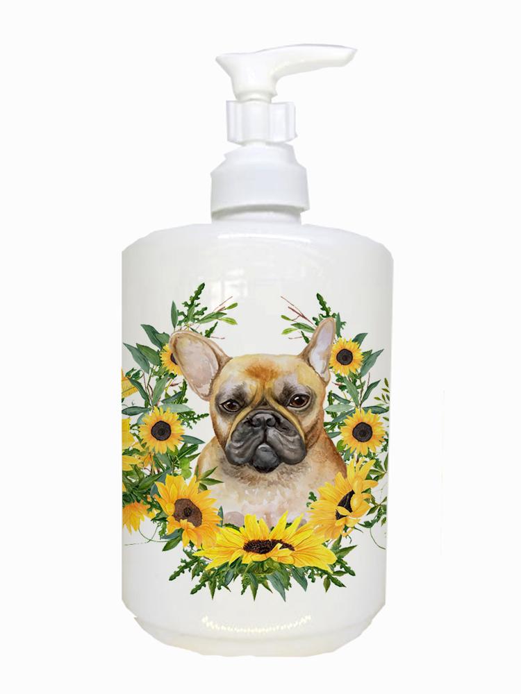 French Bulldog Ceramic Soap Dispenser CK2880SOAP by Caroline&#39;s Treasures