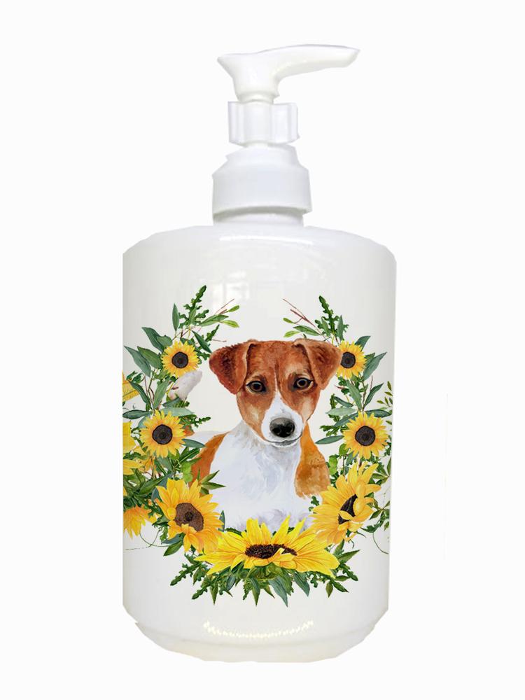 Jack Russell Terrier Ceramic Soap Dispenser CK2881SOAP by Caroline's Treasures