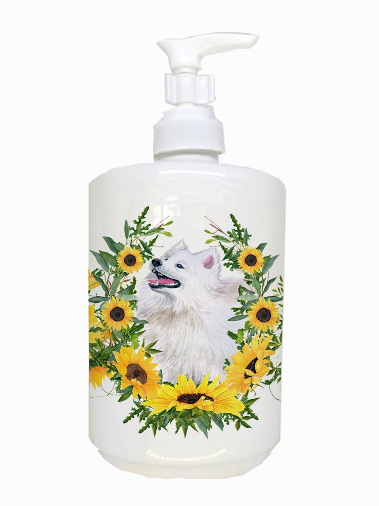 Samoyed Ceramic Soap Dispenser CK2883SOAP by Caroline's Treasures