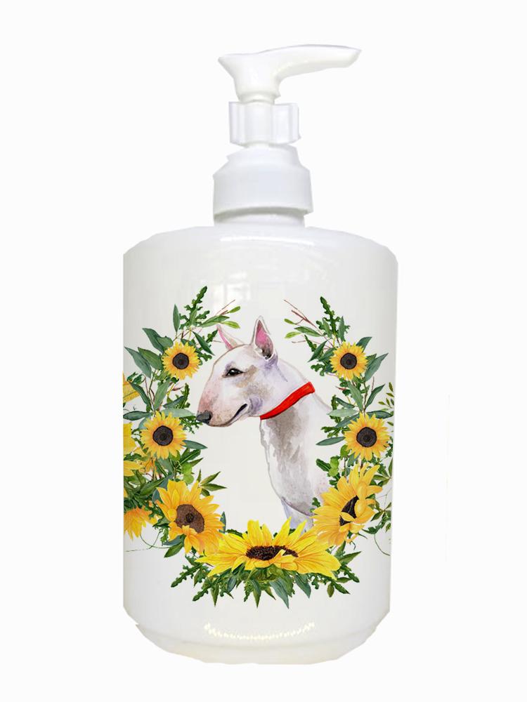 Bull Terrier Ceramic Soap Dispenser CK2885SOAP by Caroline's Treasures