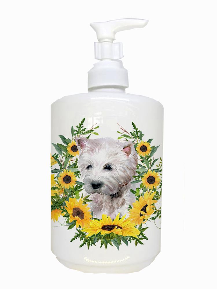 Westie Ceramic Soap Dispenser CK2893SOAP by Caroline&#39;s Treasures