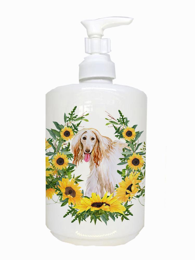 Afghan Hound Ceramic Soap Dispenser CK2894SOAP by Caroline&#39;s Treasures