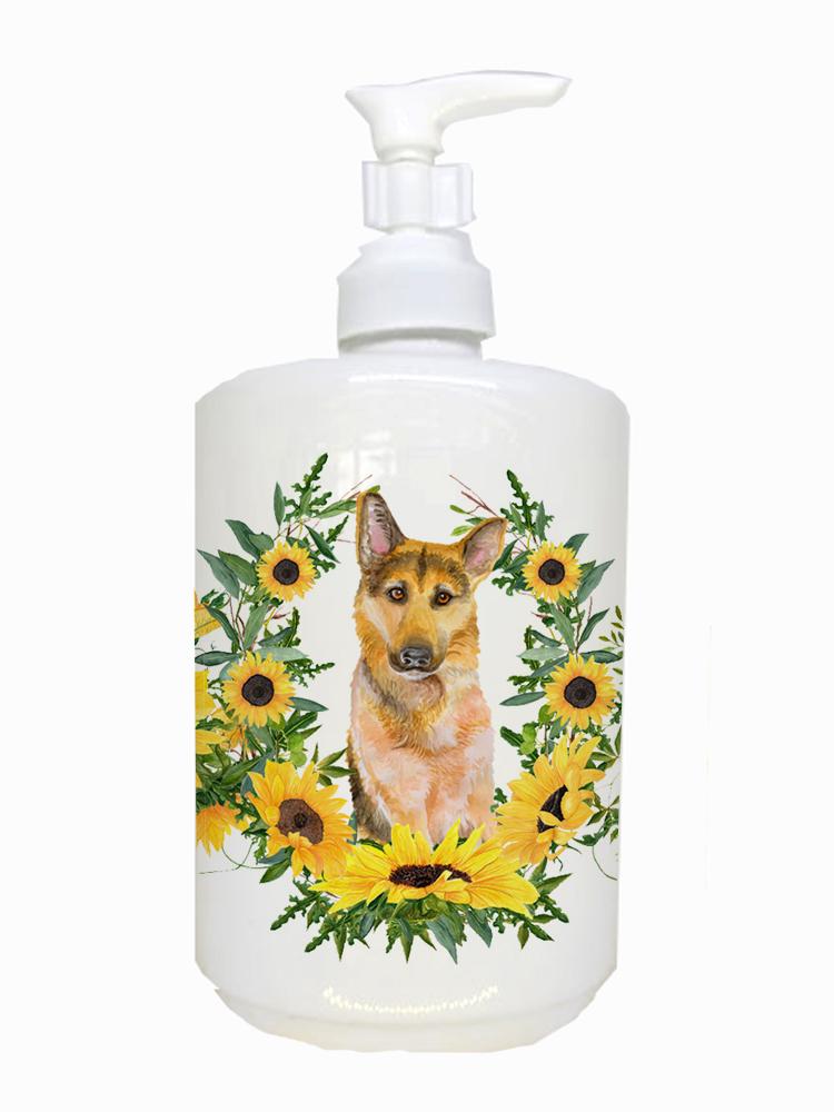 German Shepherd #2 Ceramic Soap Dispenser CK2903SOAP by Caroline's Treasures